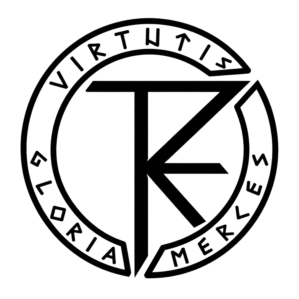 Virtutis Gloria maker emblem